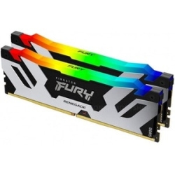 Kingston Fury Renegade RAM Module For Motherboard - 32 Gb (2 X 16GB) - DDR5-6400/Pc5-51200 DDR5 Sdram - 6400 MHz Single-rank Memory - CL32 - 1.40 V - Retail - Non-ECC - Unbuffered - 288-pin - Dimm KF564C32RSAK2-32