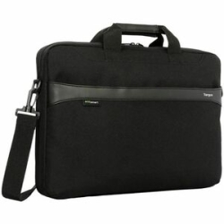 Targus GeoLite EcoSmart TSS984GL Carrying Case (Slipcase/Briefcase) For 38.1 Cm (15") To 40.6 Cm (16") Notebook - Black - Water Resistant, Water Resistant Exterior - Fabric Body - Shoulder Strap, Trolley Strap - 280 Mm Height X 400 Mm Width X 45 Mm Depth