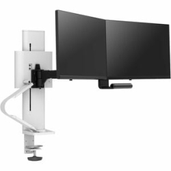 Trace Dual Monitors Panel Clamp (White) 45-631-216