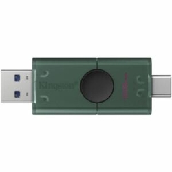 Kingston DataTraveler Duo 128 Gb USB 3.2 (Gen 1) Type A, USB 3.2 (Gen 1) Type C Flash Drive - 1 Each DTDEG2/128GB