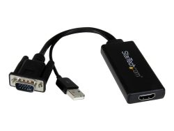 Startech VGA To HDMI Adapter, USB Power, 2YR VGA2HDU
