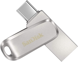 Sandisk 1TB Sdddc4-1T00-G46 Ultra Dual Drive Luxe USB3.1 Type-C (150MB) New FUSSAN1TBSDDDC41