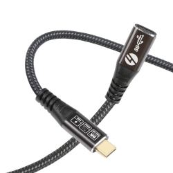 0.5m USB4 (Gen3) Cm-Cf Double Straight Cable | 100W & 40G Support 005.004.0523
