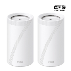 Tp-Link Deco BE22000 Mesh Wi-Fi 7 Tri-Band System, 2.5 GbE(4), ANT(4), 2-Pack, 3YR DECO BE85(2-PACK)