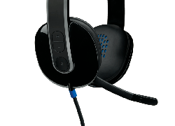 Logitech H540 Wired USB Stereoheadset, Noise Cancelling Mic , 2 Yr Wty 981-000482