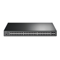 Tp-Link Omada 52-Port Managed Gigabit L2+ Rack Switch, POE+(48), SFP(4), 384W, 5YR SG3452P