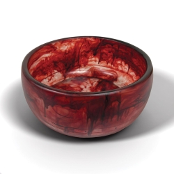 Urban Attitude Indi Medium Bowl Height 12cm, Width 26cm, Length 26cm - Berry Red UT260505-BR
