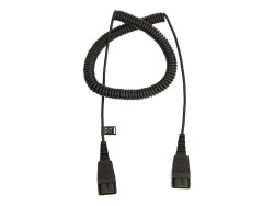 Jabra Qd To Qd Headset Extension Curly Cord, 2M 8730-009