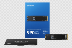 Samsung (990 Evo Plus) 1TB, M.2 Internal NVMe PCIe4 SSD, 7150R/6300W MB/s, 5YR Wty MZ-V9S1T0BW