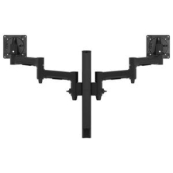 Dual Arm Monitor Mount H - Black (2 X Awm-A46T-B 1 X Awm-P40G-B 1 X Awm-Fh-B) AWMS-2-4640-H-B