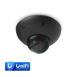 Ubiquiti G6 Dome,Black,All Weather,Vandal-proof 4K PoE Camera,1/1.8 8MP Image Sensor,Multi-TOPS Ai Engine,Longrange IR NightVision*Avail For Deal Reg* UVC-G6-Dome-B