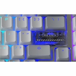 Rog Azoth 96 He Lite Is An Analogue Gaming Keyboard With Hot-Swappable Rog Hfx V2 Magnetic Switches White ROG Azoth 96 HE Lite White