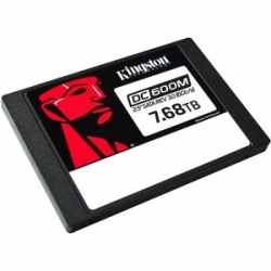 Kingston DC600M 7.50 TB Solid State Drive - 2.5" Internal - Sata (Sata/600) - Mixed Use - Server Device Supported - 1 Dwpd - 14016 TB Tbw - 560 MB/s Maximum Read Transfer Rate - Hot Pluggable - 256-bit Aes Encryption Standard SEDC600M/7680G