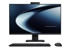 Black / 23.8-inch / Non-touch Screen / Normal Stand / Intel Core 7 240H / 16GB / 512GB / Wi-Fi 7 / 5M IR Camera / Windows 11 Pro / Tpm 2.0 / Wired K 90PT03X5-M09TA0