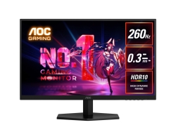 Aoc 27" 260Hz Gaming Monitor : Fast Ips Panel, 2560×1440 @ 260Hz, 0.3ms Mprt, 120% Srgb, 98.5% Dci-P3, 300 Nits, DP & Hdmi, Tilt Stand Q27G42ZE