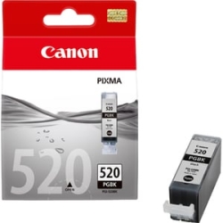 Canon Pgi-520Bk Original Inkjet Ink Cartridge - Black Pack - 350 Pages PGI520BK