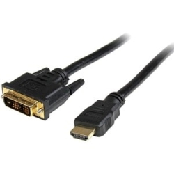 StarTech.com 10 Ft Hdmi® To Dvi-D Cable - M/M - Cable For Video Device, LCD Tv, Projector - First End: 1 X 19-pin Hdmi Digital Audio/Video - Male, Digital Audio/Video - Male - Second End: 1 X 19-pin Dvi-D Digital Video - Male - Shielding - Nickel Plat