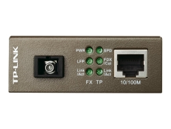 Tp-Link Media Converter, 10/100 RJ45 Wdm, 1310NM Tx/1550Nm, 20KM, 3YR MC112CS