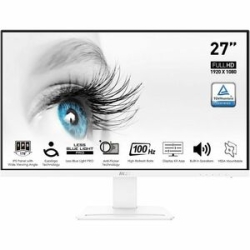 White 27/IPS/FHD/100Hz/1ms/DP HDMI VGA/Speakers/3Y PRO MP273AW