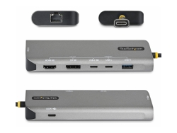 Startech.Com USB4 Dual-Display Multiport Adapter, 140W Pd, 2.5GBE, 3 Yr 174B-USB4-MULTIPORT