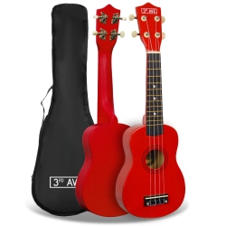 3rd Avenue Soprano Ukulele - Red NM-STX40RD