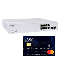 Ruckus 8-Prt Poe+ 124W 2X1G Sfp + $50 Mastercard ICX8100-C08PF-MC50