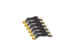 APC Power Cord Kit (6 Pack), C13 To C14, 1.2M, (Black) - 2YR AP8704S-WW