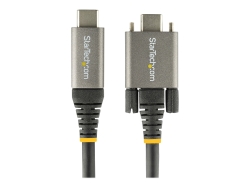 Startech 3FT (1M) USB-C Cable, Side Screw Locking, USB 10GBPS, 100W (5A) Power Delivery, 8 USB31CCSLKV1M