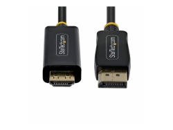 Startech.Com 2M Displayport To HDMI Adapter Cable, Gripping, 4K60, Hdr, 3 Yr 2M-DP-HDMI-4K60-GR