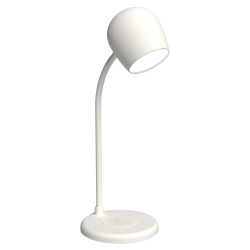 Kreafunk Ellie Lamp W/ Qi Charger And Bluetooth Speaker - White KFEW01