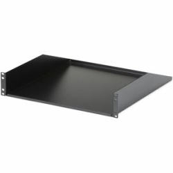 StarTech.com 2U Server Rack Cabinet Shelf - Fixed 18" Deep Cantilever Rackmount Tray For 19" Data/AV/Network Enclosure - Weight Cap. 125lbs/56kg - 2U 19in Server Rack Cabinet Shelf 18in Deep - Eia/Eca-310 Cantilever Tray W/universal Fit In Data/Network E
