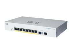 Cisco - CBS220 Smart 8-port Ge, Full PoE, Ext Ps, 2x1G Sfp CBS220-8FP-E-2G-AU