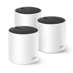Tp-Link Deco AX3000 Mesh Wi-Fi 6 Dual-Band System, GbE(3), 3-Pack, 3YR DECO X55(3-PACK)