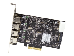 Startech.Com 4 Port USB Pcie Card - 10GBPS USB-A 3.1 Gen 2 - Dual Chip Card Ltw PEXUSB314A2V2