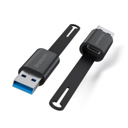 Simplecom CA132 Usb-a Male To Usb-c Female Adapter USB 3.2 Gen 2 Data & Charging Double-Side 10Gbps CA132