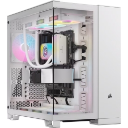 Corsair 6500X Tempered Glass Atx Mid-Tower, Dual Chamber, Cable Management, White Case(LS) CC-9011258-WW
