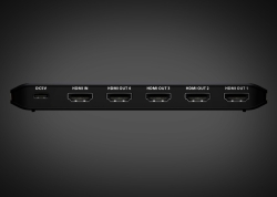 Aten Essential 4-Port True 4K Hdmi Splitter, Edid Sync™, One Hdmi Source Shares Four True 4K Displays, Lpcm 7.1, Dolby® & Dts-Hd Master Audio™ VS4814-AT