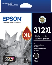 312XL Black Ink Claria Photo Hd, Xp-8500, Xp-15000 C13T183192