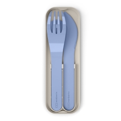 Monbento Mb Pocket Plastic Cutlery Set - Colour Blue Infinity MO-24050028