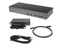 Startech.Com USB-C Triple 4K Dock, DP(2),HDMI(2), 100W, 3YR DK31C2DHSPD