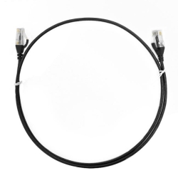 4m CAT6 Ultra Thin Lszh Ethernet Network Cable | Black 004.004.2018
