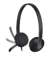 Logitech H340 Wired USB Stereo Headset, Noise Cancelling MIC,2YR Wty 981-000477