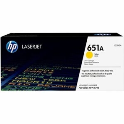 HP 651A Yellow Original LaserJet Toner Cartridge CE342A