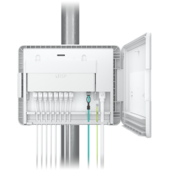 Last Stock- Ubiquiti Uisp Box, Outdoor Box For Uisp-R & Uisp-S, Pole /Wall-Mountablke, IPX6-Rated Water Resistance, Power TransPort Cable Required, UISP-Box
