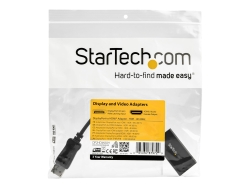 Startech.Com DP 1.4 To HDMI 2.0B Adapter, Hdr, 4K 60GHZ, Black, 3YR DP2HD4K60H