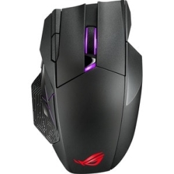 Asus Wireless Gaming Mouse Dual-mode Connectivity 12 Programmable Buttons Rog 19 000 Dpi Sensor Exclusive Push-Fit Switch Sockets Rog Micro Switches Rog Paracord And Aura Sync Rgb Lighting 2 Year Warr ROG Spatha X