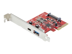 Startech PCIe USB-A, USB-C, 10GBPS, 2YR PEXUSB311AC3