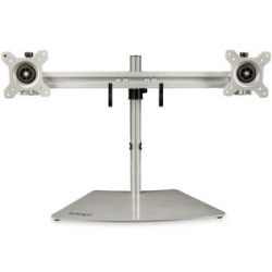 Dual-Monitor Stand - Horizontal - Silver ARMDUOSS