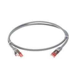 0.75m CAT6A S/Ftp Lszh Ethernet Network Cable | Grey 004.100.7016