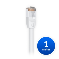 Ubiquiti UniFi Patch Cable Outdoor 1M White, Single Unit, RJ45 Ethernet Cable, Category 5e, Weatherproof UACC-Cable-Patch-Outdoor-1M-W